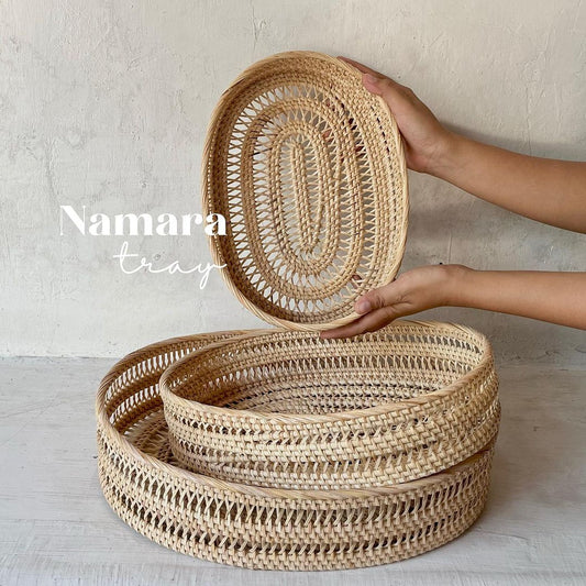 NAMARA Rattan Tray