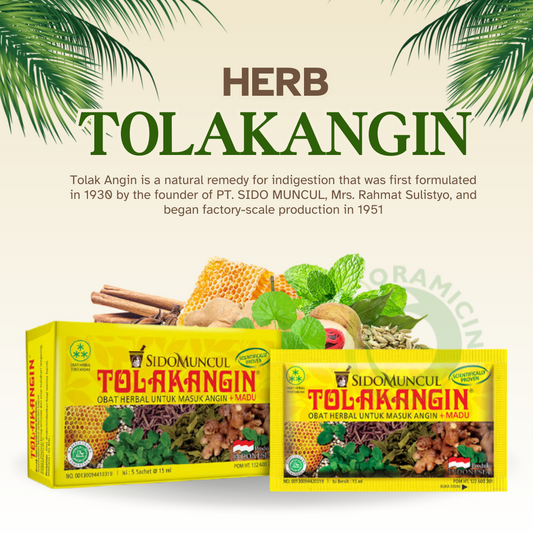 TOLAKANGIN Herbal Syrup Tolak Angin 1 Box (5 Sachets)