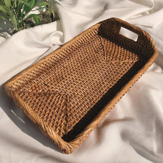 Tropical Rattan Tray Premium