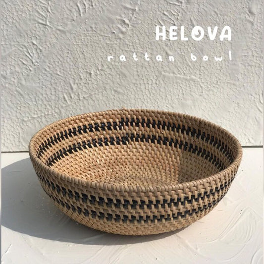 HELOVA Rattan Basket Premium