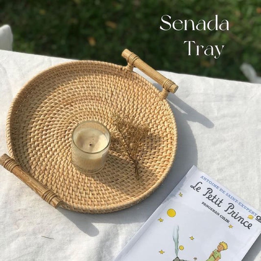 SENADA Rattan Tray Premium