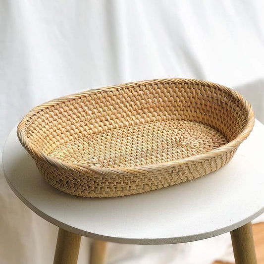 NIARA Rattan Tray Premium